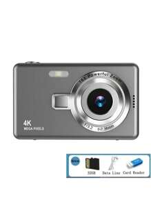 2.4英寸数码相机：5000万像素，16倍数码变焦，小巧便携，绝佳圣诞礼物