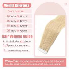 Human Hair Extension Tape In Hair Extensions Real Remy Hair 50 Gram 20 Pcs/Pack Invisible Tape In Natural Human Hair - S60 - View 3