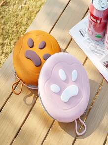 宠物用品，户外便携碗，硅胶折叠碗，外出便携，猫碗狗碗，宠物饮水碗，双碗，宠物碗。宠物食碗 - 彩色 - 查看 3