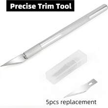 Strumenti efficienti per applicazioni in vinile, strumenti per pellicole per finestre, strumenti per carta da parati, con 21 cm e 10 raschietti in plastica e taglierina, per pellicole per vetri, vinile per auto, oscuramento auto, applicazione di carta da parati