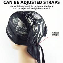 MJMOTO Classic Retro Men's Motorcycle Helmet Balaclava Face Mask Summer Running Cycling Hat Skull Cap Headwrap Face Shield Headband