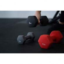 Dumbbell Pairs – Fixed Weigh From 1kg – 10kg – For Toning, Strength And Training - For Home Or Gym Use - Free Exercise Chart Included