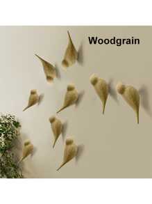 5 件电镀小鸟装饰挂钩 - 优质创意壁挂式鸟形装饰，帽子、毛巾、包包、礼物艺术装饰，适合家庭、客厅、卧室