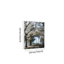 1 Pc Framed Romantic Secretive Forest Path Landscape Wall Art Canvas Poster Painting Wall Decor For Bedroom Living Room