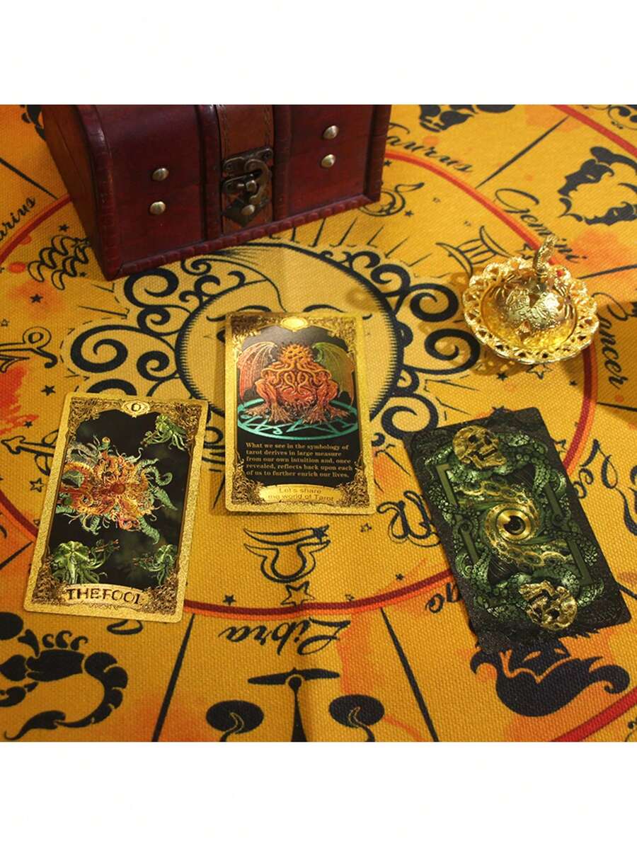 Tarotkarten Set Mit 78 Karten | Hexen Tarot Deck Mit Anleitung | Für Anfänger
