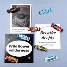 Set de 6 imanes de nevera con forma de dulce - Versátil para la cocina, la oficina y la decoración del hogar - Ideal para regalos de Halloween, Navidad, Acción de Gracias y Día de la Madre (color aleatorio)