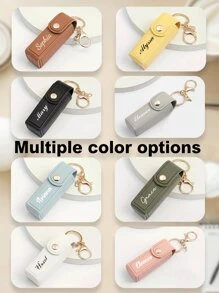 Personalized Lipstick Pouch, Customized Name Makeup Bag, Bridesmaid Lipstick Storage Bag, Cosmetic Organizer, Birthday Gift For Mom/Girlfriend