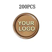 200 Pcs Wax Seals Stickers, Custom Logo Wax Stickers, Handmade Wax Seal Stickers For Wedding Invitation, Self-Adhesive Envelope Wax Stickers-Bronze,Back To School,School Supplies,Multi-Functional,Ornamental,Reusable,Modern,Colorful,Cute,Vintage,Cartoon,Kawaii,Custom,Personalized,Unique,Customized,Workers,Clients,Students,For Business/Work/Office,For School,School Supplies,Back To School,For Office,For School,For Classroom,For Teacher Gifts,For University,For Colleague,For Dorm Rooms,For Teacher,For Boys And Girls,For Teenagers,Junior High School Students,Middle School Students,High School Senior High School Students,College Students,University Students,Freshman,Sophomore,Underclassmen