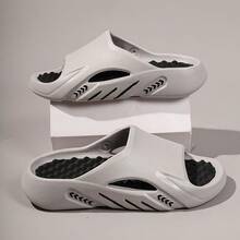 Mens EVA Slides - Comfortable Non-Slip Shoes With Breathable Open-Toe Design For Indoor, Outdoor, Beach, And Shower Use - Perfect For Spring And Summer - Xám - Xem 1