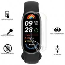 OUKNOEO 9Pcs/6Pcs/3Pcs Hydrogel Screen Film Compatible With Xiaomi Watch Mi Band 9 8 7 Pro 6 5 Anti-Scratch Soft HD TPU Clear Film