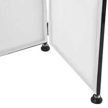 Futchoy DJ Event Facade 4-Panel Light Metal Frame Booth + Travel Bag Case+ 2 * Scrims - Black - View 3