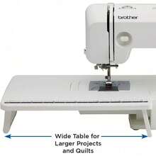 Brother XR3774 Maquina para coser y acolchado completa con 37 puntadas, 8 pies prensatelas, amplia mesa y un DVD de instrucciones. - 1 - Ver 2