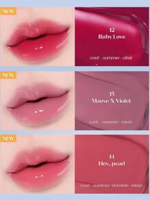 ETUDE My Own Gemstone Over Glowy Tint 14 Hey Pearl，保湿光泽妆效，轻盈不粘腻，闪耀光泽，唇部高光，3D 光泽效果，日常妆容，韩国化妆品，3g/0.106fl.Oz。 - #14 Hey pearl - 查看 5