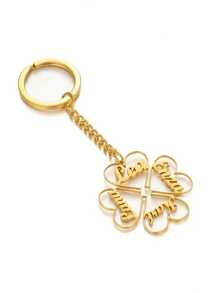 1 móc khóa hình cỏ ba lá bằng thép không gỉ được cá nhân hóa với 1-4 tên, móc khóa gia đình hình trái tim nhiều tên, phụ kiện mặt dây chuyền may mắn cho tên thành viên gia đình hoặc bạn bè tùy chỉnh - Nhiều màu - Xem 18