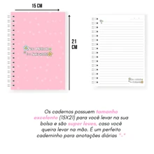 A5 Notebook 100 Sheets Lined Sketchbook Drawing School Hardcover Notebooks - Pink Floral - View 5