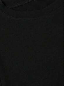 Camiseta gráfica de reina africana para mujeres - Cuello redondo de manga corta, impresión vibrante de retrato afroamericano, top casual de primavera/verano, mezcla de poliéster suave, lavable a máquina, ropa casual| Top de Estampado Vibrante| Parte superior lavable a máquina - Negro - Ver 3