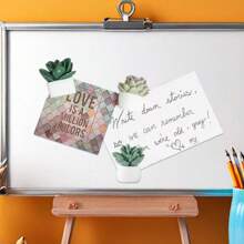 1pc 5pcs8pcs New Creative Plant Potted Cute Resin Succulent Cactus Pushpin/Fridge Magnet Photo Wall Office DIY Potted Pushpin Wall Nail Thumbtack Thumbtack Pushpin Wall Nail Decorative Photo Magnet Refrigerator Magnet Office Whiteboard Accessories Magnet Locker Magnet Photo Frame Style And Color Random Gifts Birthday Graduation
