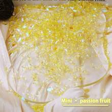 Mini asymmetrische Form Aurora Strass Nail Art Dekoration, kleine Nail Jewelry und Accessoires, super glänzende Nail Zubehör Nägel Nail Charms Nail Gems