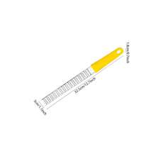 1 pieza/2 unidades Pelador de queso de acero inoxidable, pelador de limón, rallador de pepino, rallador de verduras, rallador de queso, utensilios de cocina - Negro - Ver 16