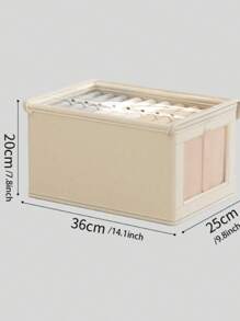 1 buc. Cutie de depozitare pentru fereastra din pânză Oxford, husă de îmbrăcăminte vizibilă, cutie organizatoare din țesătură pentru casă, dimensiune mare pentru organizarea balconului