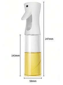 1pc/2pcs Oil Spray Bottle, Spray Spray Bottle, Spray Spray Mist, Large Capacity Water Refill And Humidification Spray Bottle, Camping Cookware, Household Kitchen Spray Olive Oil, Barbecue Oil Control, Fat Reduction, Anti-Drop Plastic Oil Spray Pot, Oil Spray Pot Kitchen, Spray Bottle, No Hanging Oil, Leakproof, Barbecue And Baking Small Oil Pot - Multicolor - View 6