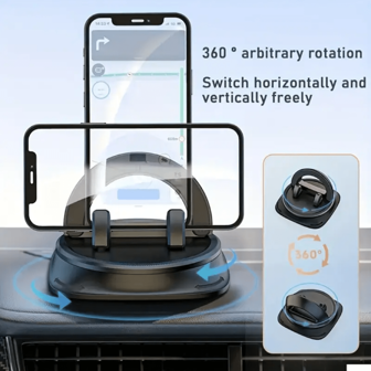 1 st. 360° draaibare waterdichte autodashboardtelefoonhouder, speciale autotelefoonhouder, multifunctionele vaste autobeugel