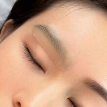 4pcs Wild Eyebrow Shaping Microblading Practice Silicone Pads, Waterproof Eyebrow Stencils, Skin Practice Tattoo Transfer Paper For Permanent Makeup Training