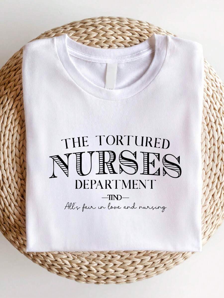 Funny Nurse Shirt, Nurse Life Sweatshirt, Cute New Nurse Hoodie, Gift For Nurse, Nurse Crew Matching T-Shirt, Registered Nurses Sweatshirts, Nursing Student Hoodies, Nurse Appreciation. SD-2259 - 白色 - 查看 1