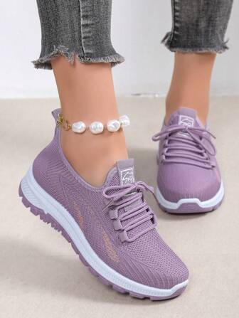 Women's Spring Autumn Casual Sneakers, Non-Slip Soft Bottom Comfortable Versatile Ladies Shoes