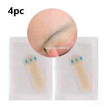 4pcs Wild Eyebrow Shaping Microblading Practice Silicone Pads, Waterproof Eyebrow Stencils, Skin Practice Tattoo Transfer Paper For Permanent Makeup Training