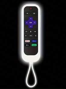 ROKU TV Remote Control Silicone Protective Cover, Suitable For ROKU Series TV Remote Control, Made Of Luminescent Silicone Material