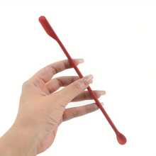 1-3pcs Mini Dual-Headed Silicone Spatula, Reusable Makeup Cosmetic Spatula, Jar Scraper, Beauty Tool, Cosmetic Accessories