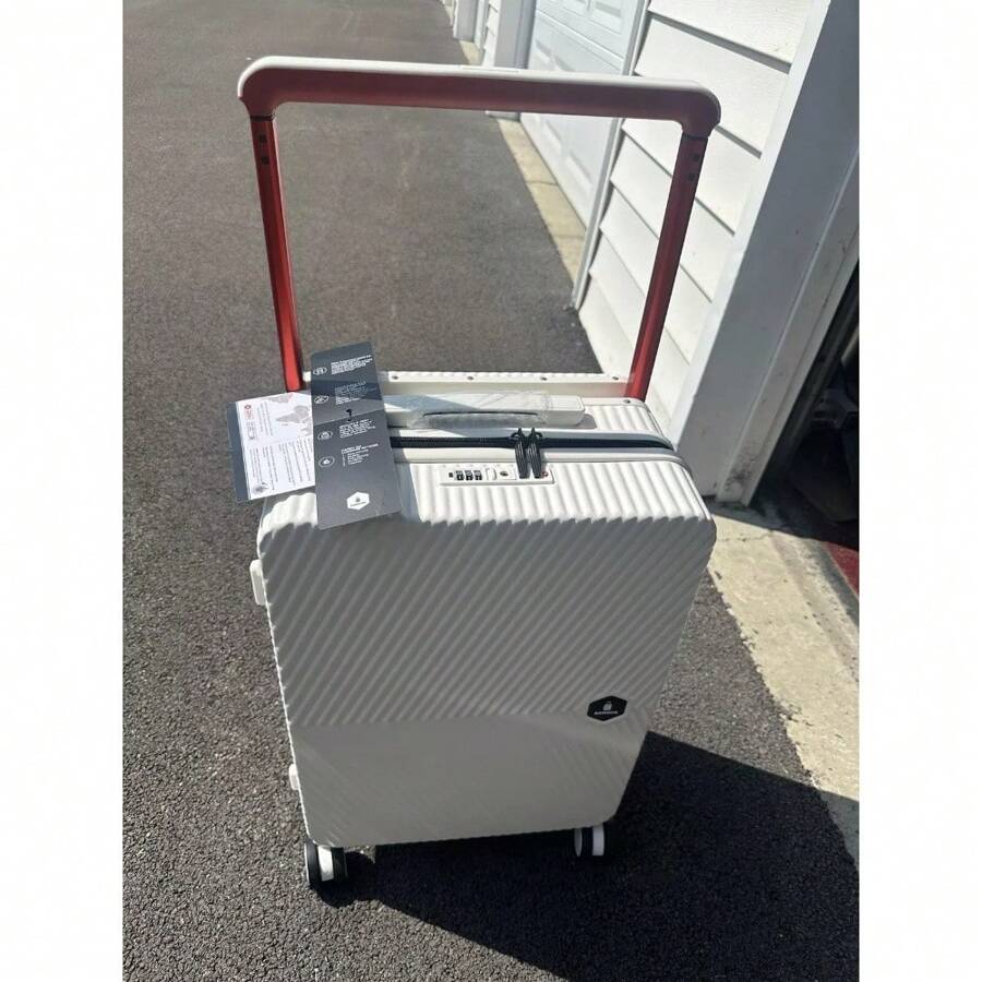 KQEBN 20-Inch Wide Handle Suitcase, Airline Approved Carry-On Luggage For Boarding - Perfect Travel Companion