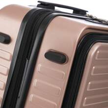 ASSODA High Quality Front Opening Suitcase, Side Opening Suitcase, Rolling Suitcase - Black - View 7