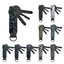 Organizador de llaves inteligente de metal con destornillador, llavero minimalista que sostiene de 2 a 6 llaves, bolsa para llaves de menos de 6,2 cm - Multicolor - Ver 5