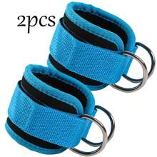 Fitness Ankle Straps-Ankle Strap For Cable Machine-Adjustable D-Ring,One Size Fit With Premium Padding, Glute Kickback Ankle Strap, Ankle Cable Straps For Workout, Booty Workout, Leg Extension, Hip Abductors & Lower Body Exercises.
