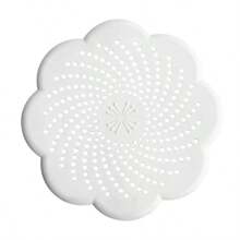 1 pièce Filtre anti-obstruction de lavabo avec motif, bouchon de vidage de baignoire et de douche au sol, bouchon désodorisant en silicone pour cuisine, couvercle de vidange au sol pour évier de cuisine, filtre de réservoir d'égout, vidange de salle de bain avec ventouse en silicone