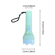 Mini LED Flashlight Bright Toy Lights, Keychain LED Lights, Halloween Filler Gifts, Home & Party Favors,Christmas - Multicolor - View 3