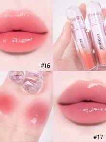 ETUDE My Own Gemstone Over Glowy Tint 17 D.F，保湿光泽妆效，轻盈不粘腻，闪耀光泽，唇部高光，3D 光泽效果，日常妆容，韩国化妆品，3克/0.106液盎司。 - #17 D.F - 查看 2