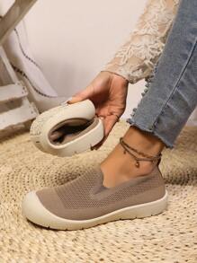 Spring/Summer Mesh Breathable Casual Shoes For Middle-Aged & Elderly Women, Walking Shoes