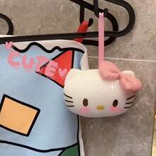 Sanrio Sanrio Hello Kitty badpuff: zacht, luxe net, rugreiniger, verbeterde bubbelverspreiding, perfect voor een luxe badervaring. Badkamerinrichting voor thuis, zomer.