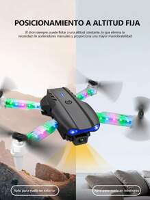 Mini Drone Control Remoto Con Camara 4k Quadcopter+ 2batería - Tipo de Enchufe A USA (110-127V) - Ver 2