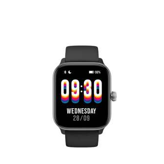 Smartwatch SWB32 per uomo/donna, memoria flash 1GB, assistente vocale Alexa, impermeabile IP68, audio senza fili stereo, schermo AMOLED, funzione multisport, chiamate Consegna 24/48h