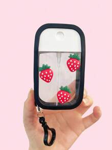 Portable Perfume Bottle, 1 Lovely Red Cherry Moisturizing Water Bottle, Hook Travel Portable Spray Bottle, Birthday Gift For Family And Friends, Gift Recommendation, Suitable For 50ml