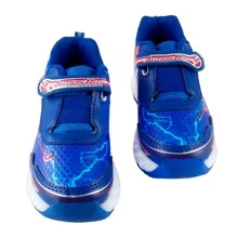 Tenis Para Niños Con Suela De Luces Leds De Colores Deportivos Diseño De Juego 891-AR - Azul - Ver 4