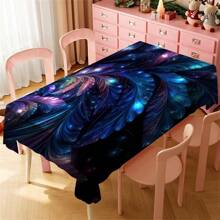 Multi-Functional Polyester Tablecloth - Colorful Patterns, Waterproof And Stain-Resistant, Easy To Clean For Indoor/Outdoor Use - Ideal For Picnics, Parties, Restaurants, Home Decor, And Gift-Giving - Multicolor - View 52