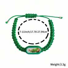 24 Stücke grüne St. Judas Armband, handgefertigte mexikanische Rosenkranz Armbänder, Tadeo handgefertigter Schmuck Rosenkranz Geschenk