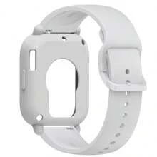 Silicone Case + Strap Compatible With Redmi Watch 5 Lite / 5 Active Repacement Bracelet Belt Smart Watchband Protective Shell Cover