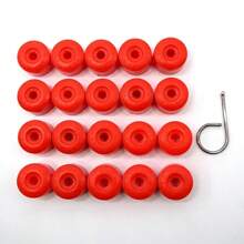 17mm Universal Car Wheel Hub Covers Anti-Rust Caps Auto Hub Tire Screw Cap Nut Bolt Dust Proof Protector Car Accessories 20Pcs - Colorful - View 8