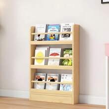 Estantería de pared de madera para libros, estantería para libros, estantería para habitaciones infantiles, estantes de pared para la sala de estar, habitación infantil, dormitorio